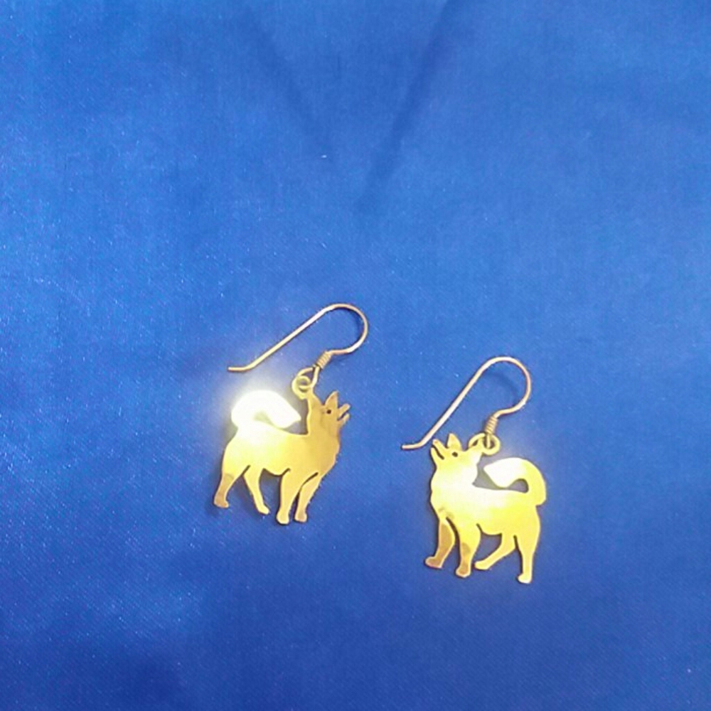 Wild Bryde wolf earrings